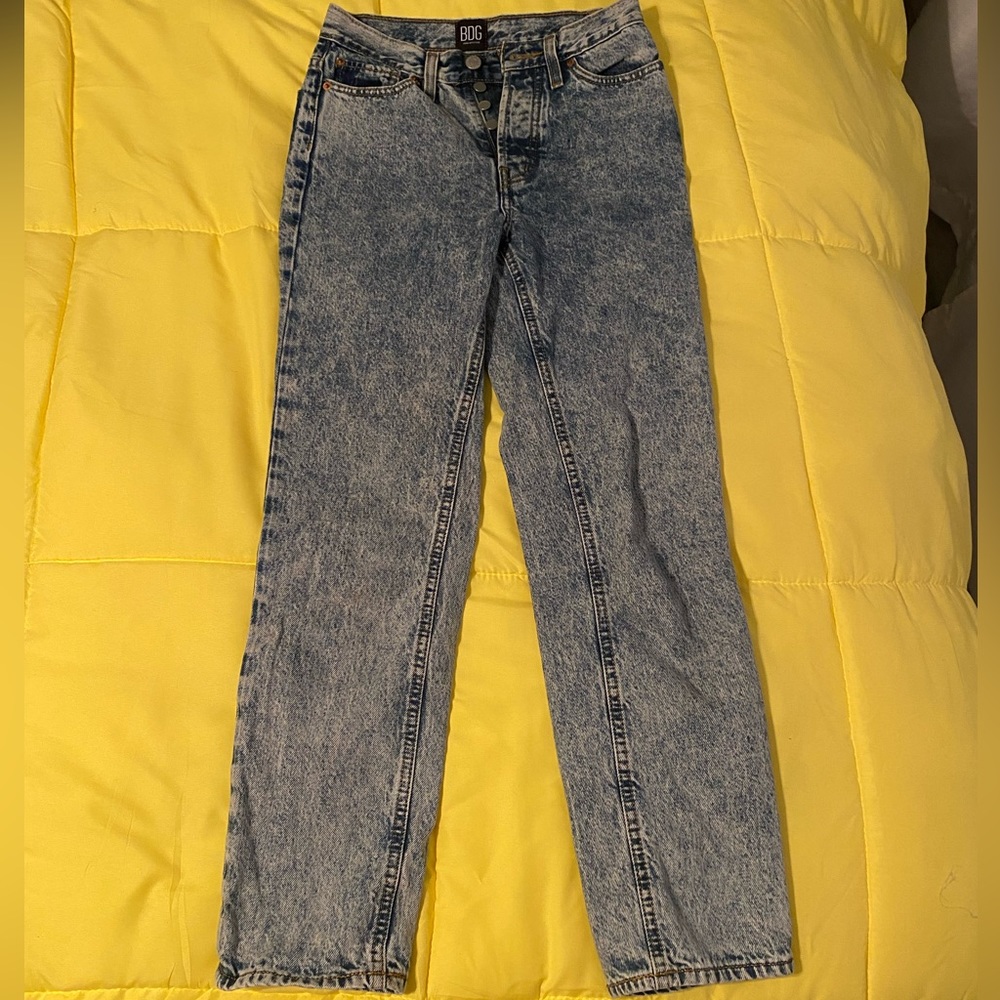 Urban Outfitters BDG slim straight light wash jeans